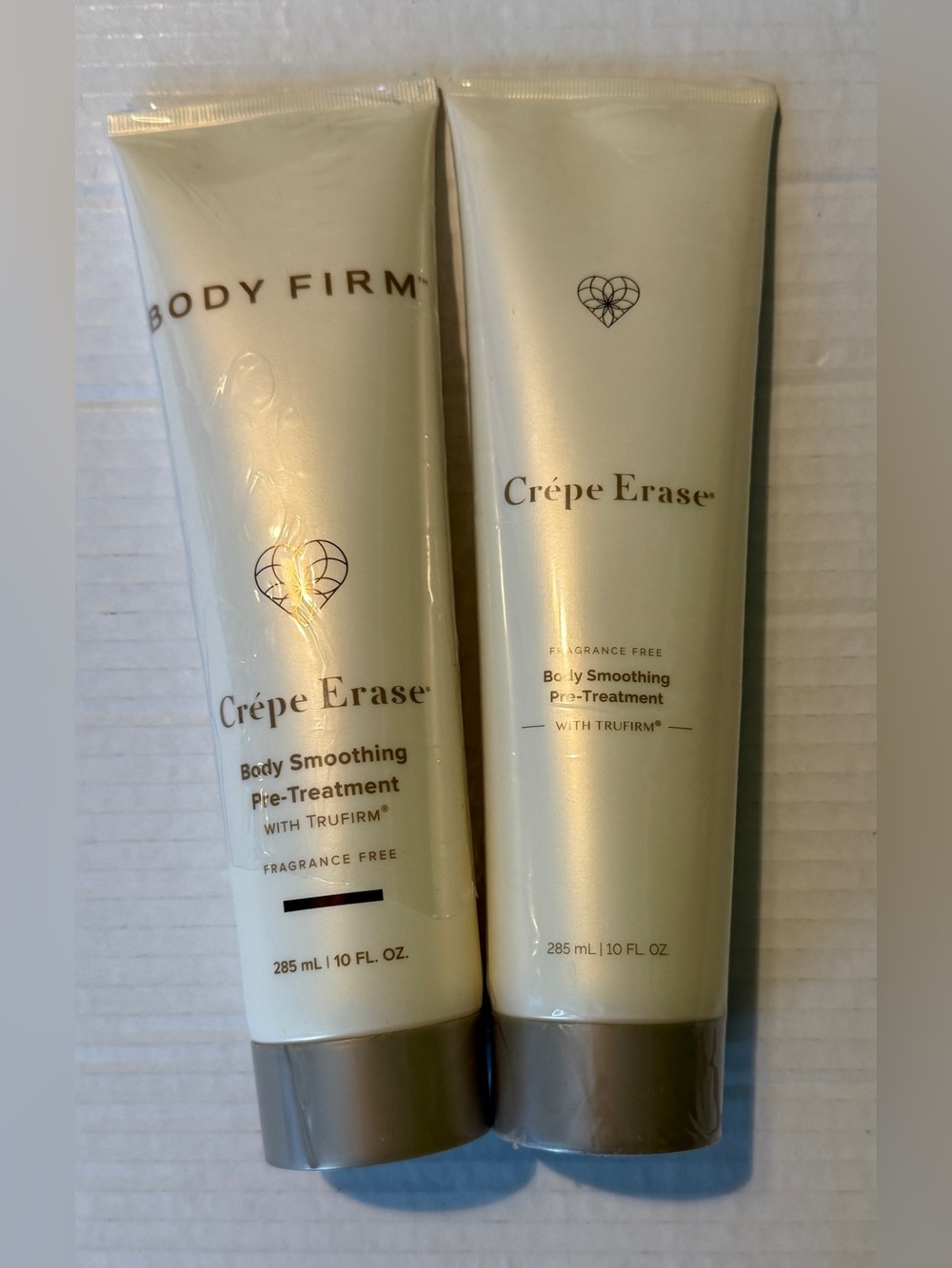 Crepe Erase Body Smoothing Pre-Treatment w Trufirm 10 Fl Oz. Sealed- 2 tubes